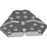 Plate Special 6 x 6 Hexagonal with Pin Hole (Light Bluish Gray)