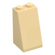 Brick Sloped 75° 2 x 2 x 3 [Solid Studs] (Tan)