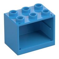 Cupboard 2 x 3 x 2 with Hollow Studs (Dark Azure)