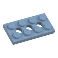 Technic Plate 2 x 4 [3 Holes] (Sand Blue)