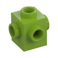 Brick Special 1 x 1 Studs on 4 Sides (Lime)