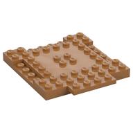 Plate Special 8 x 9 x 2/3 with 1 x 4 Recessed (Medium Nougat)