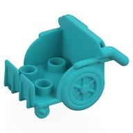 Duplo Wheelchair (Medium Azure)