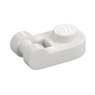 Plate Special 1 x 1 Rounded with Handle (White)
