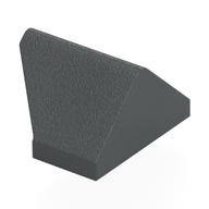 Brick Sloped 45° 2 x 1 Double / Inverted with Bottom Stud Holder (Dark Bluish Gray)