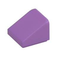 Brick Sloped 30° 1 x 1 x 2/3 (Cheese Slope) (Medium Lavender)