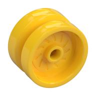 Wheel 18 x 12 with Axle Hole and Stud (Yellow)