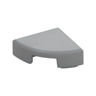 Tile Round 1 x 1 Quarter (Light Bluish Gray)