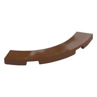 Tile 4 x 4 Curved, Macaroni (Reddish Brown)