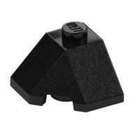 Brick Wedged, Sloped 45° 2 x 2 Corner (Black)