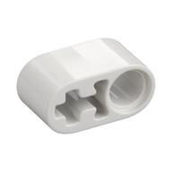 Technic Beam 1 x 2 Thick with Pin Hole and Axle Hole (White)