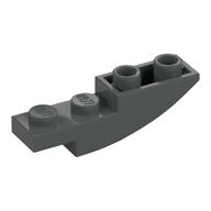 Brick Curved Inverted 4 x 1 (Dark Bluish Gray)