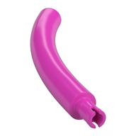 Animal Body Part / Plant, Tail / Neck / Branch / Trunk, Middle Section with Pin, Round Pin Hole (Dark Pink)