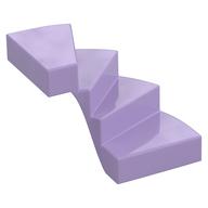 Stairs, Left 6 x 6 x 4 (Lavender)