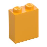 Brick 1 x 2 x 2 with Inside Stud Holder (Bright Light Orange)