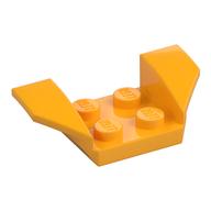 Mudguard 2 x 4 with 2 x 2 Studs and Flared Wings (Bright Light Orange)