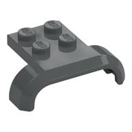 Wheel Arch, Mudguard 3 x 4 with 2 x 2 Plate (Dark Bluish Gray)