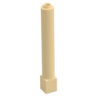 Support Round 1 x 1 x 6 Solid Pillar (Tan)