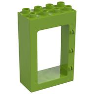 Duplo Door Frame 2 x 4 x 5 (Lime)