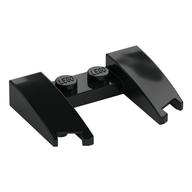 Brick Wedged, Curved 3 x 4 x 2/3 Cutout (Black)