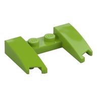 Brick Wedged, Curved 3 x 4 x 2/3 Cutout (Lime)