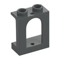 Window 1 x 2 x 2 Castle (Dark Bluish Gray)