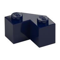 Brick Wedged 2 x 2 Facet (Dark Blue)