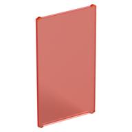 Glass for Window 1 x 4 x 6 (Trans-Neon Orange)