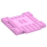 Plate Special 8 x 9 x 2/3 with 1 x 4 Recessed (Bright Pink)