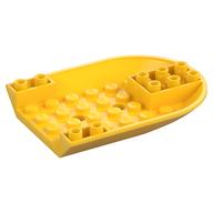 Aircraft Fuselage Curved Forward 6 x 8 Bottom (Yellow)