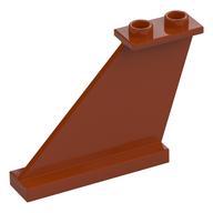 Wing, Tail 4 x 1 x 3 (Dark Orange)