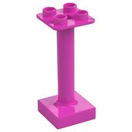 Duplo Support / Umbrella Stand with Square Base (fits 92002) (Dark Pink)