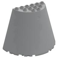 Cone Half 10 x 5 x 6 [Plain] (Light Bluish Gray)