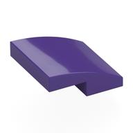 Brick Curved 2 x 2 x 2/3 (Dark Purple)