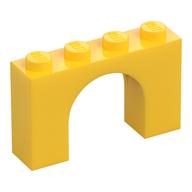 Brick Arch 1 x 4 x 2 (Yellow)