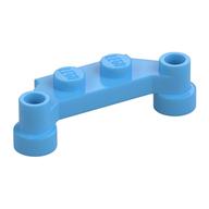 Plate Special 1 x 4 Offset with Bar Holes (Medium Blue)