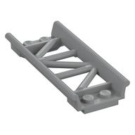 Vehicle Track, Roller Coaster Straight 8L (Light Bluish Gray)