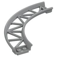 Vehicle Track, Roller Coaster, Curve (Light Bluish Gray)