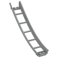 Vehicle Track, Roller Coaster Ramp Large Lower Part, 6 Bricks Elevation (Light Bluish Gray)