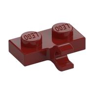 Plate Special 1 x 2 with Clip Horizontal on Side (Dark Red)