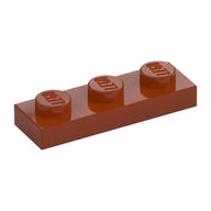 Plate 1 x 3 (Dark Orange)