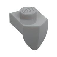 Plate Special 1 x 1 with Vertical Tooth (Light Bluish Gray)