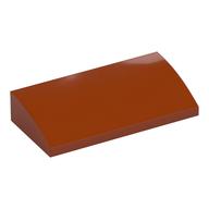 Brick Curved 2 x 4 x 2/3 No Studs, with Bottom Tubes (Dark Orange)
