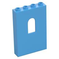 Panel 1 x 4 x 5 with Arched Window (Medium Blue)