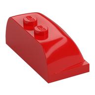 Windscreen 2 x 4 x 1 1/3 [Plain] (Red)