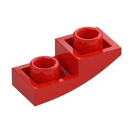 Brick Curved Inverted 2 x 1 (Red)
