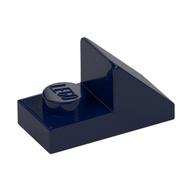 Brick Sloped 45° 2 x 1 with 2/3 Cutout [New Version] (Dark Blue)