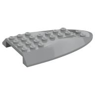 Aircraft Fuselage Curved Aft Section 6 x 10 Top (Light Bluish Gray)