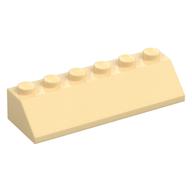 Brick Sloped 45° 2 x 6 (Tan)