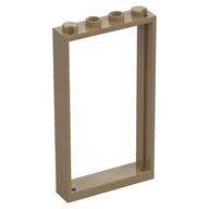 Door Frame 1 x 4 x 6 Type 2 (Dark Tan)